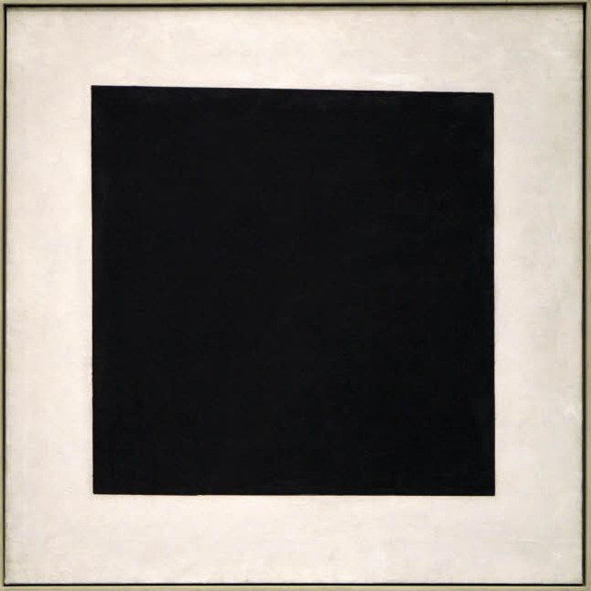 Black Square (3rd version) (1929) - Kazimir Malevich Tablo