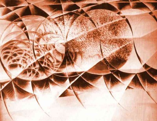 Black and White Futurist Forcefield (1916) – Giacomo Balla Tablo