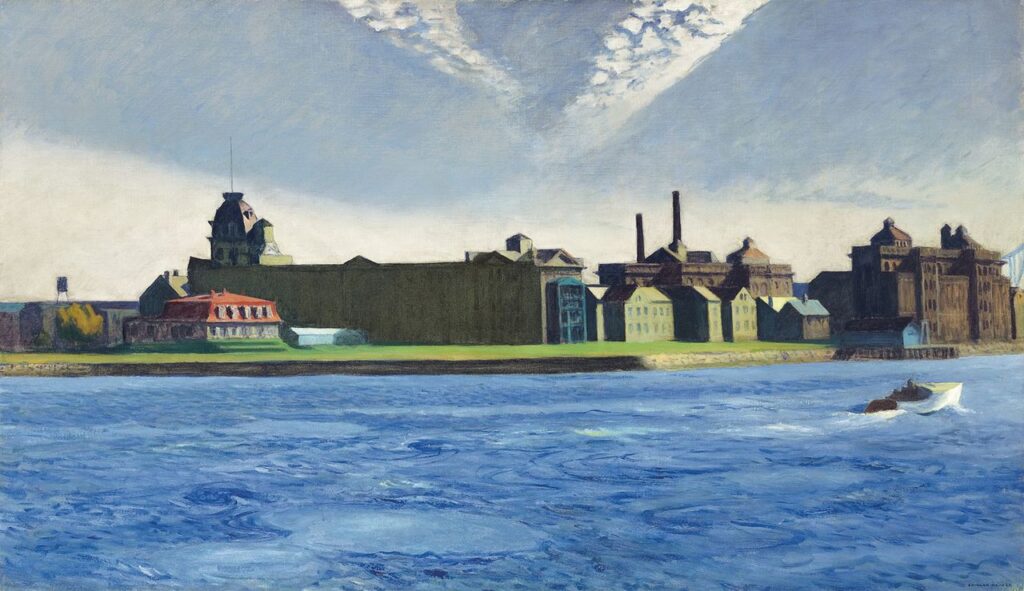 Blackwell's Island (1928) - Edward Hopper Tablo