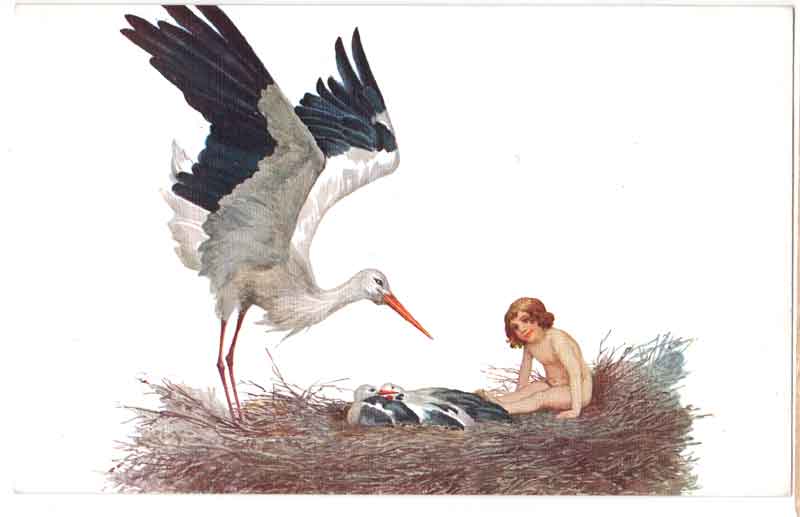 Blessed be the house where a stork nested (1917) – Sergey Solomko Tablo