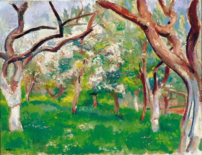 Blossoming Orchard - Wojciech Weiss Tablo