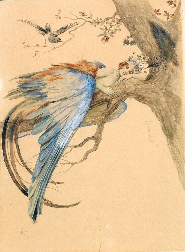 Blue Bird (Bird Sirin) - Sergey Solomko Tablo