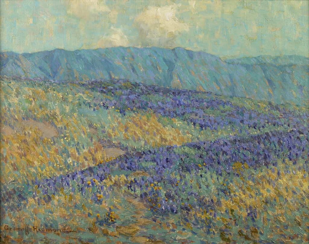 Blue Flowers - Granville Redmond Tablo