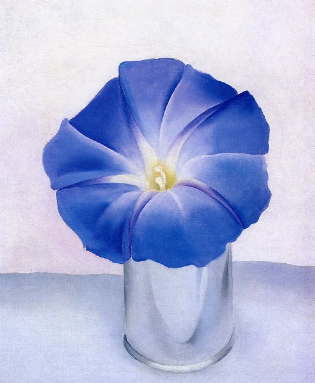 Blue Morning Glory - Georgia O'Keeffe Tablo