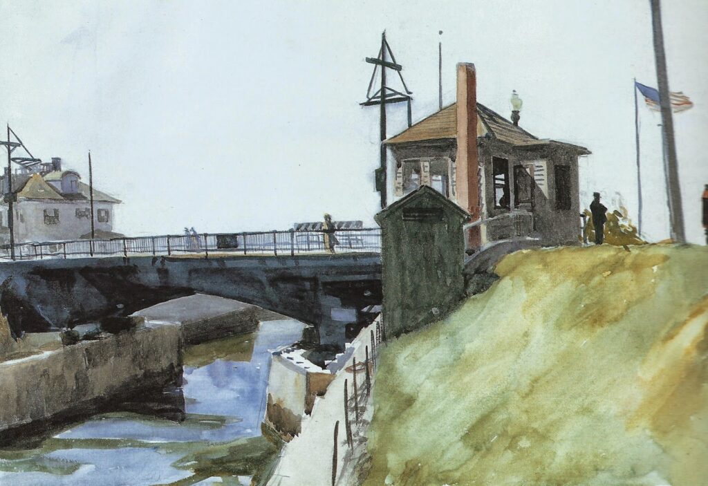 Blynman Bridge (1923) - Edward Hopper Tablo