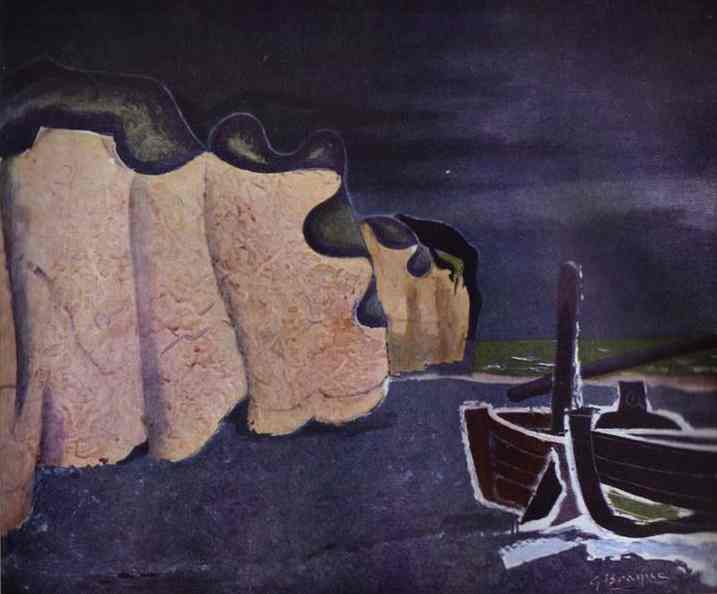 Boats on the seashore (1929) - Georges Braque Tablo