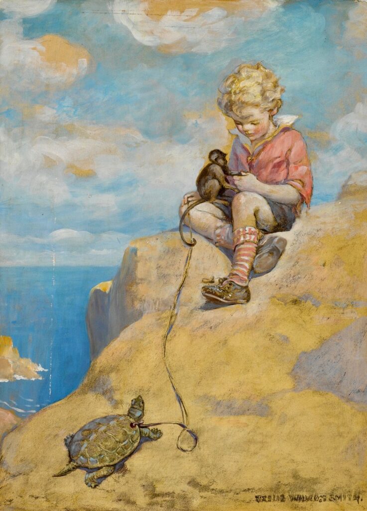 Bob, King of the Fortune Isle (1928) – Jessie Willcox Smith Tablo