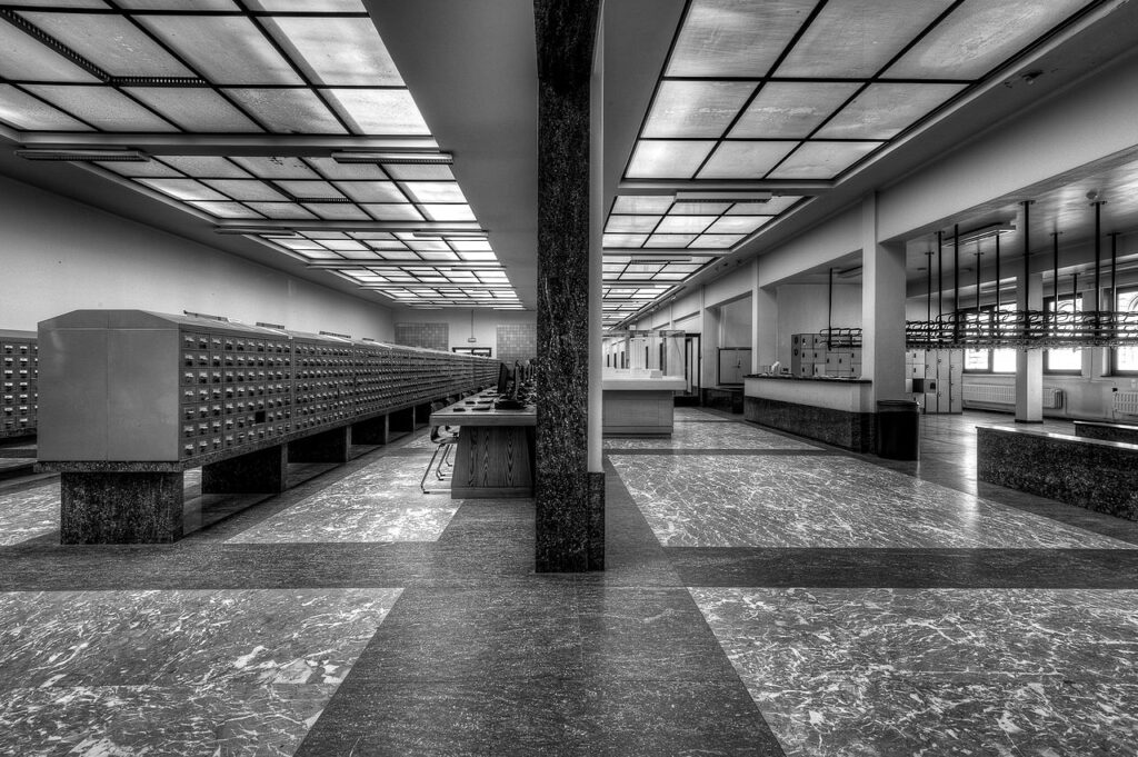 Boekentoren (interior) (1942) - Henry van de Velde Tablo