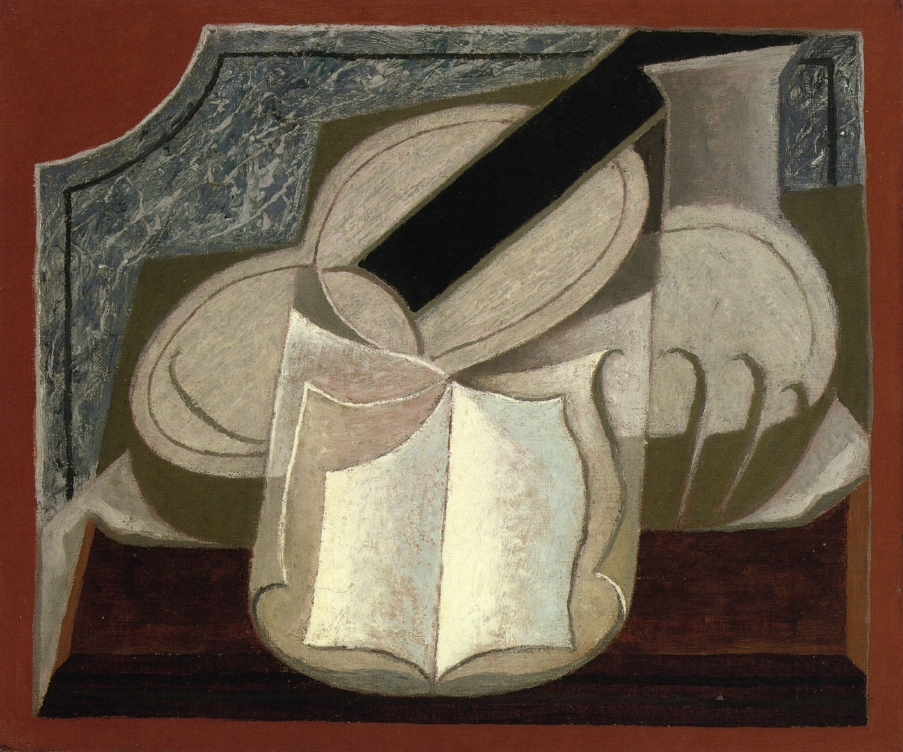 Book and Guitar (1925) - Juan Gris Tablo