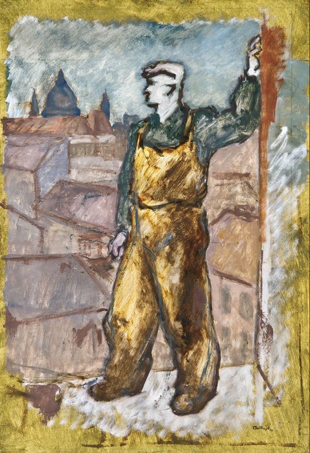 Bortnyik Sándor, Épitő Munkás (1941) – Sándor Bortnyik Tablo