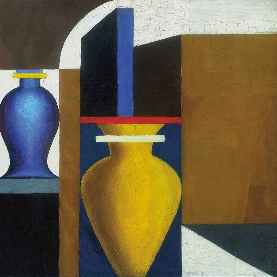 Bortnyik Sándor, Csendélet Vázával (1923) – Sándor Bortnyik Tablo