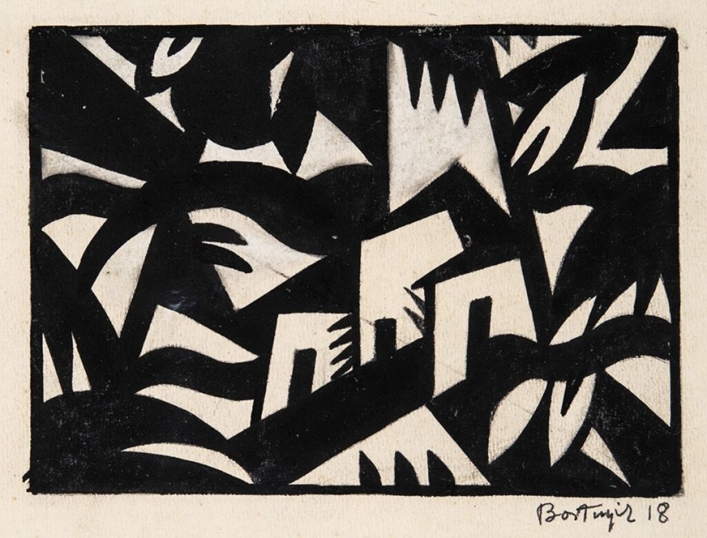 Bortnyik Sándor, Kompozocio (1918) - Sándor Bortnyik Tablo