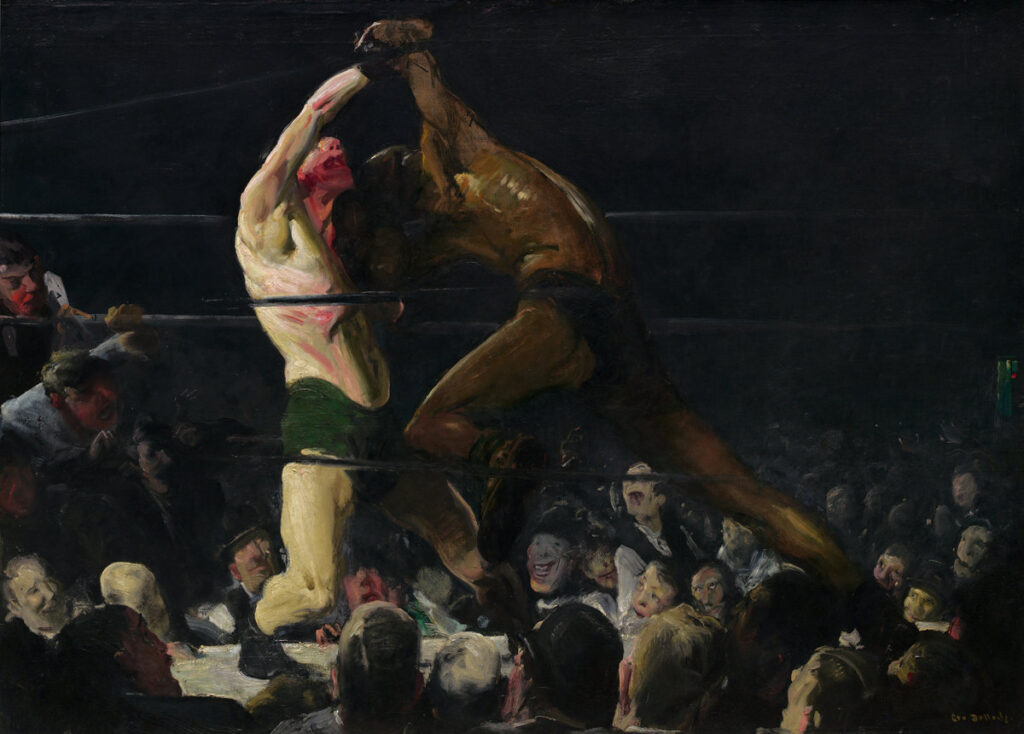 Both Members of This Club (1909) - George Bellows Tablo