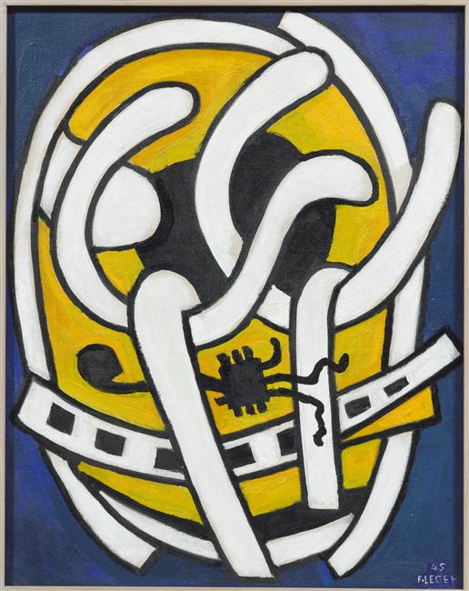 Both handlebars (1945) - Fernand Léger Tablo