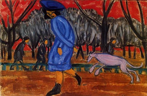 Boulevard (1911) - Olga Rozanova Tablo