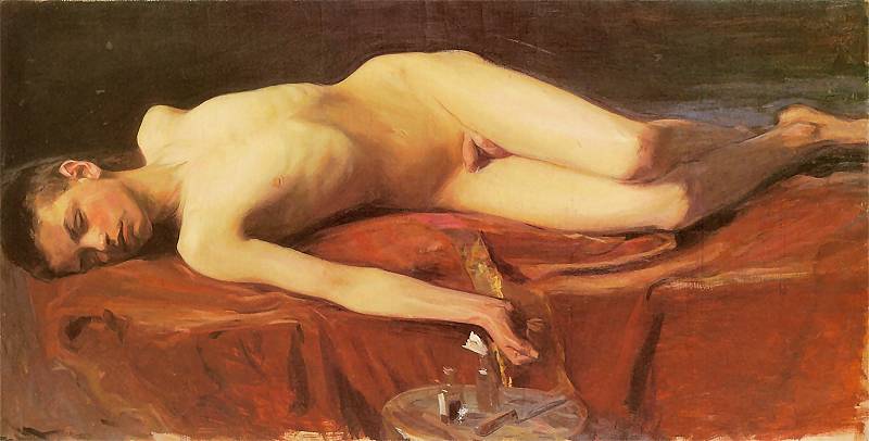 Boy (1895) - Wojciech Weiss Tablo