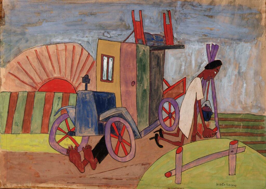 Breakdown (1941) - William H. Johnson Tablo