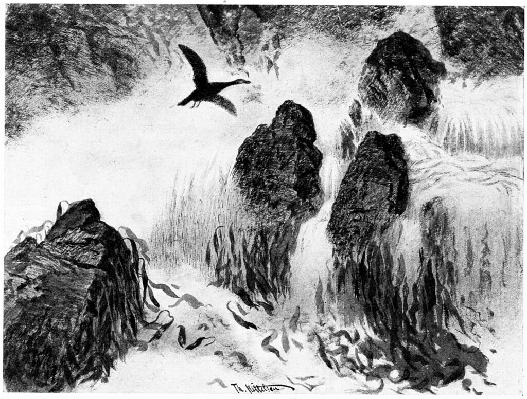 Brenning - Theodor Severin Kittelsen Tablo