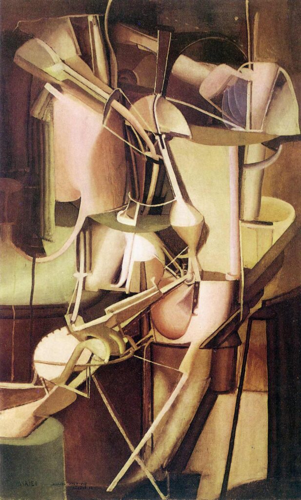 Bride (1912) – Marcel Duchamp Tablo
