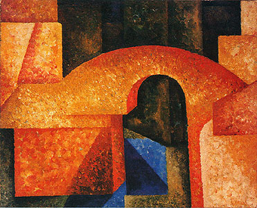Bridge (1914) - Amadeo de Souza-Cardoso Tablo