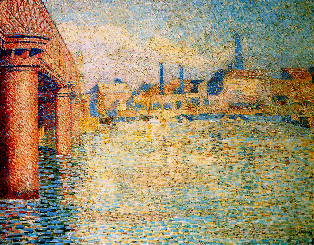 Bridge in London (1888) - Jan Toorop Tablo