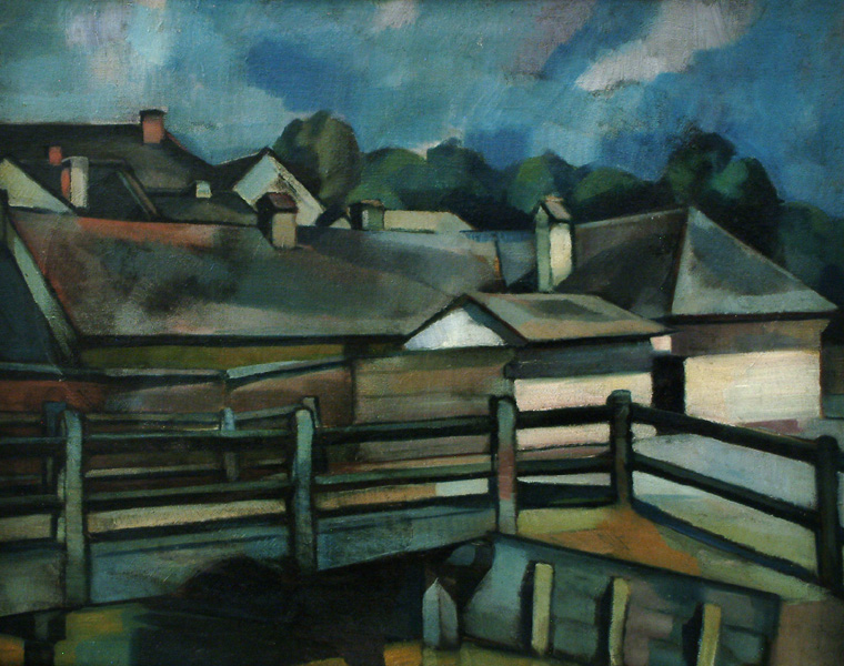 Bridge of Kassa (1910) - Kmetty János Tablo