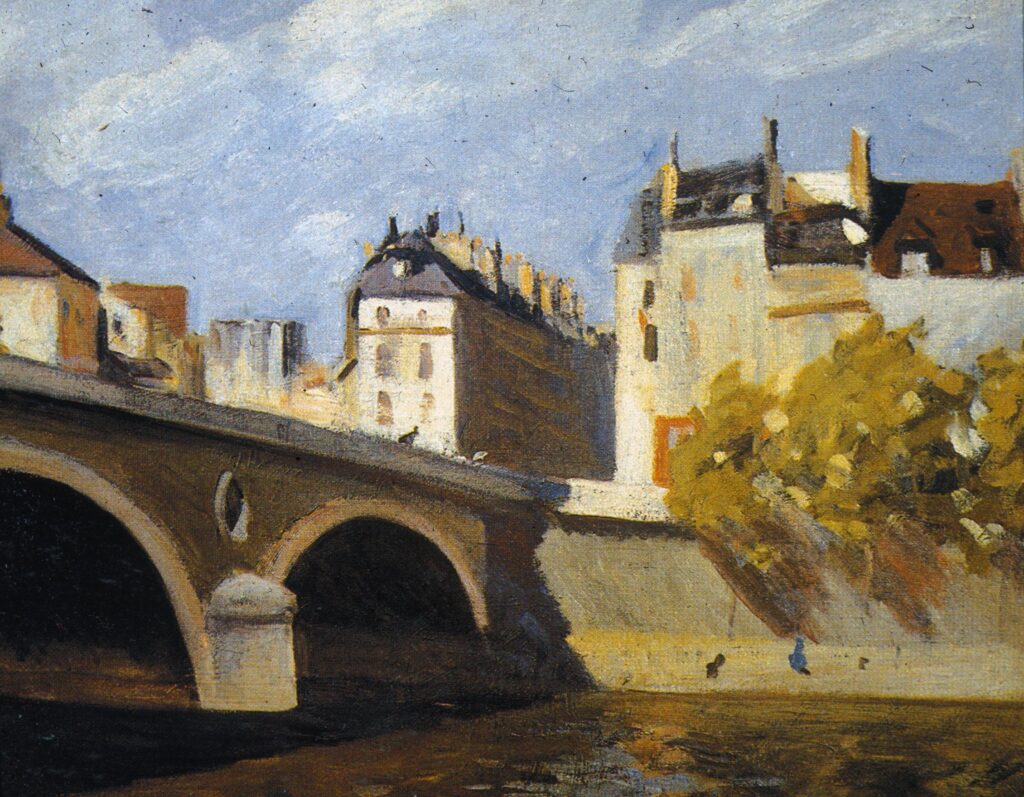Bridge on the Seine (1909) - Edward Hopper Tablo