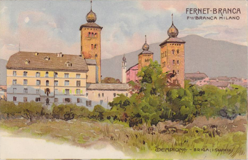 Briga svizzera il castello (1906) – Leopoldo Metlicovitz Tablo