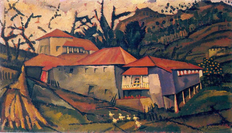 Brook House (1913) - Amadeo de Souza-Cardoso Tablo