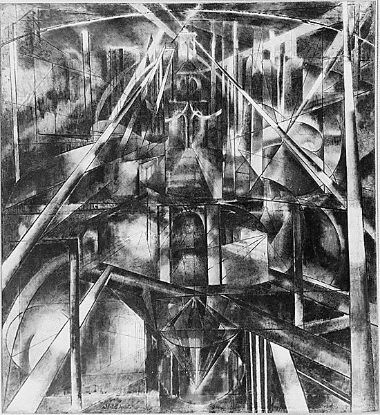 Brooklyn Bridge (1918) - Joseph Stella Tablo