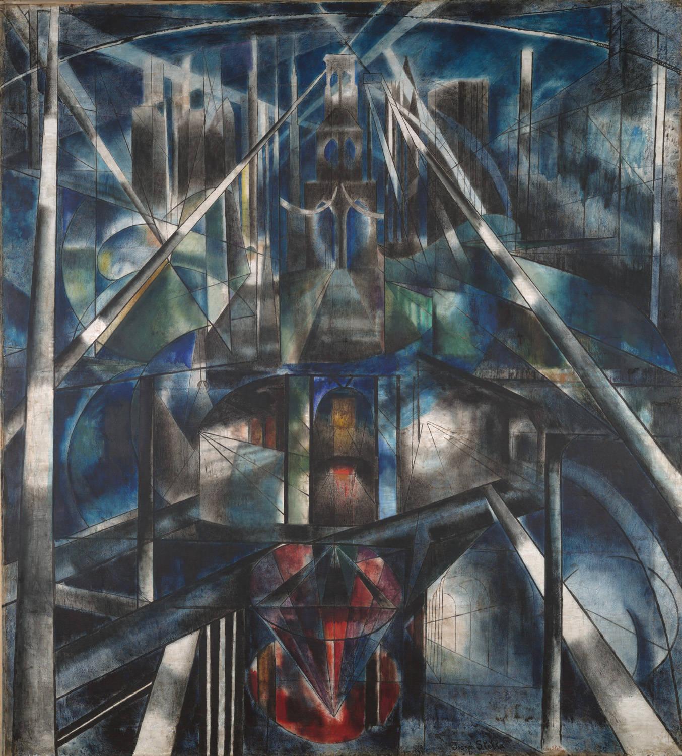 Brooklyn Bridge (1920) - Joseph Stella Tablo