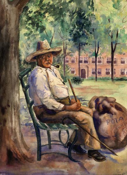Brother Brown (1931) – Lois Mailou Jones Tablo