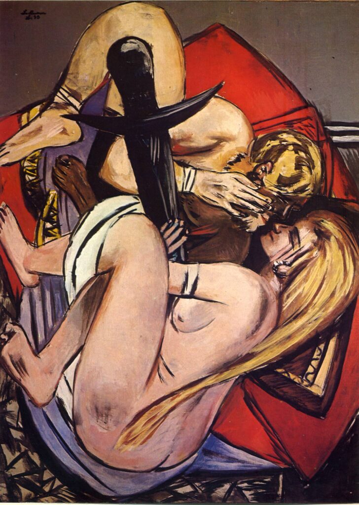 Brother and sister (1933) - Max Beckmann Tablo