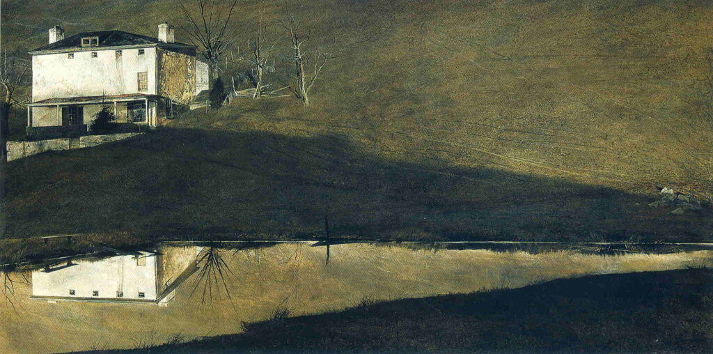 Brown Swiss - Andrew Wyeth Tablo
