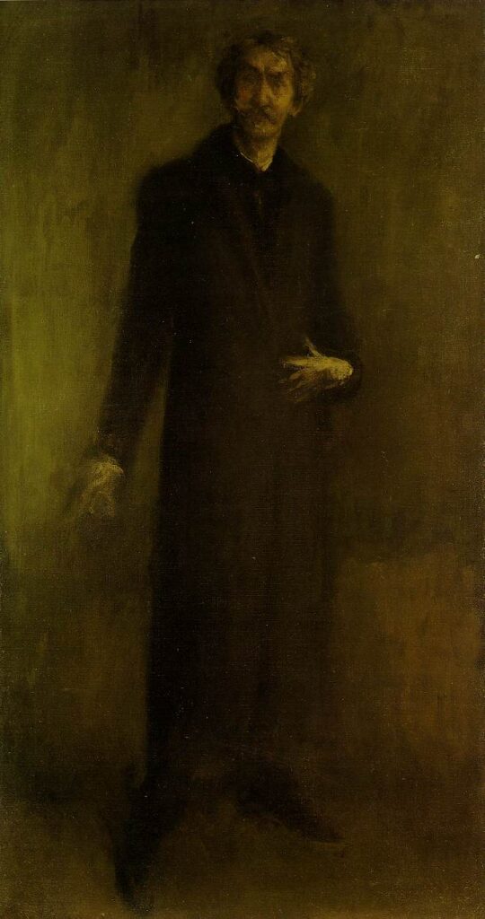 Brown and Gold (1895) - James McNeill Whistler Tablo