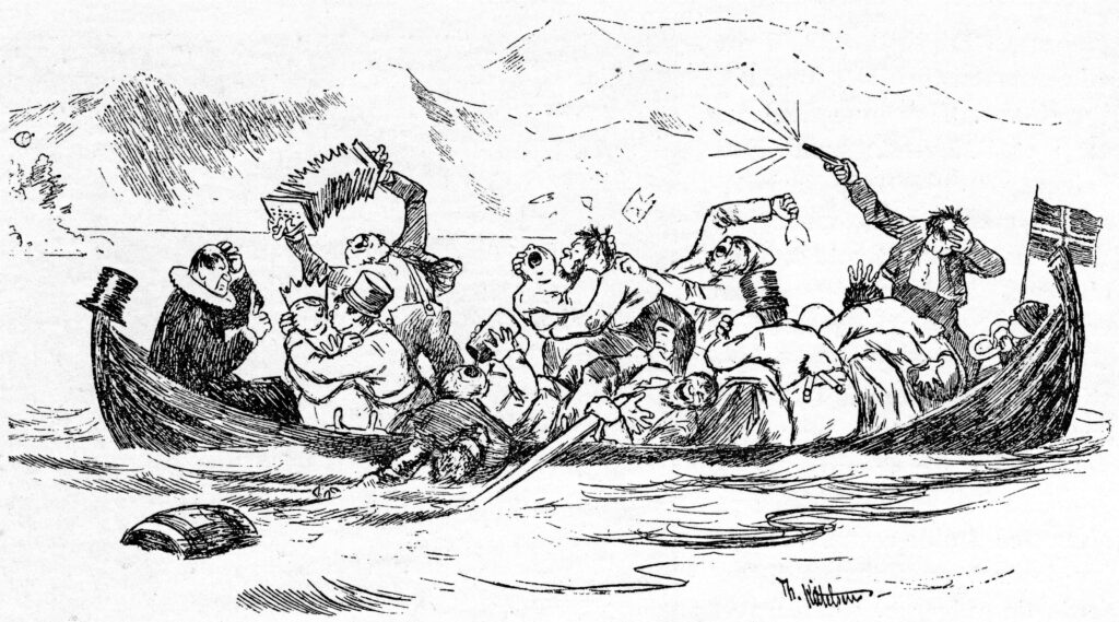 Brudeferden I Hardanger - Theodor Severin Kittelsen Tablo