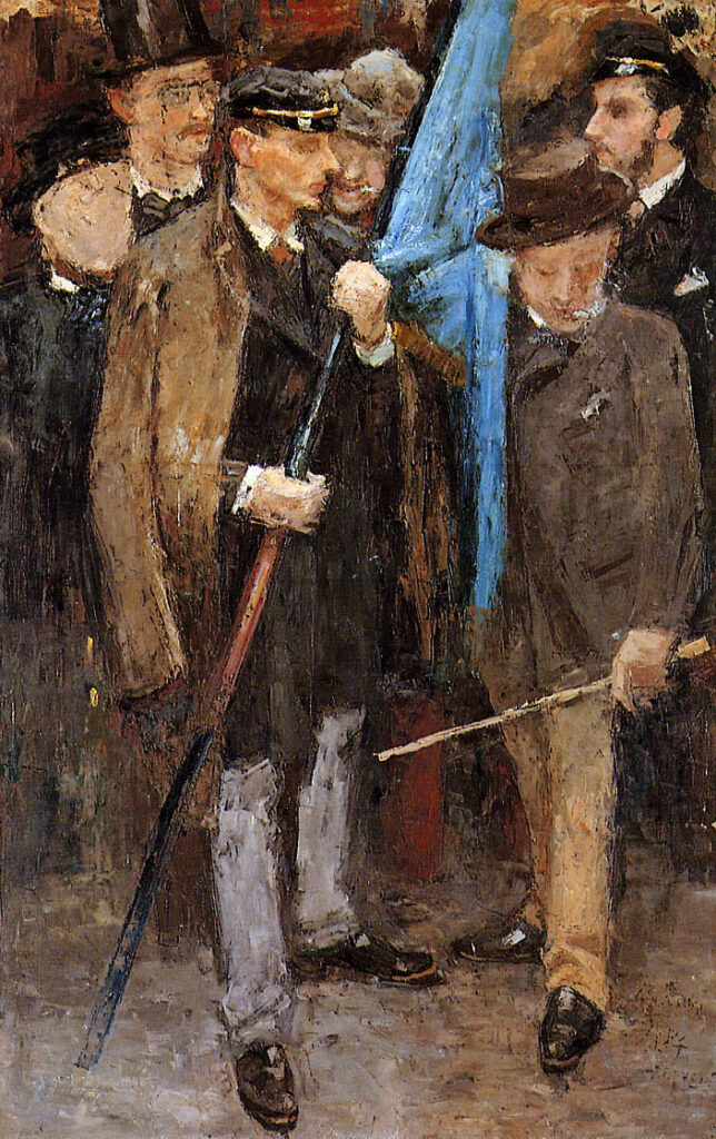 Brussels students – Jan Toorop Tablo