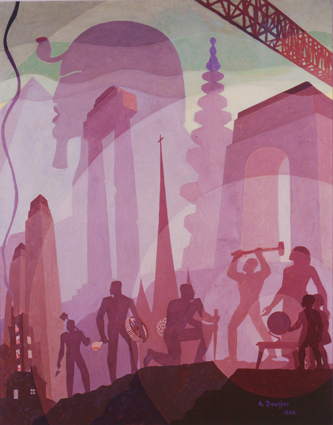 Building more Stately Mansions (1944) – Aaron Douglas Tablo