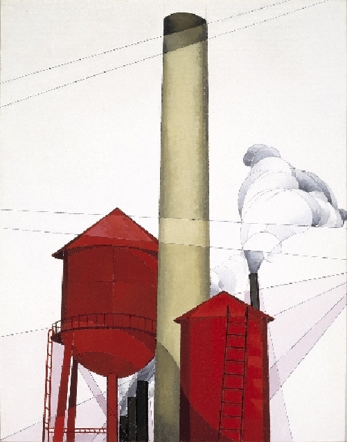 Buildings (1930) - Charles Demuth Tablo