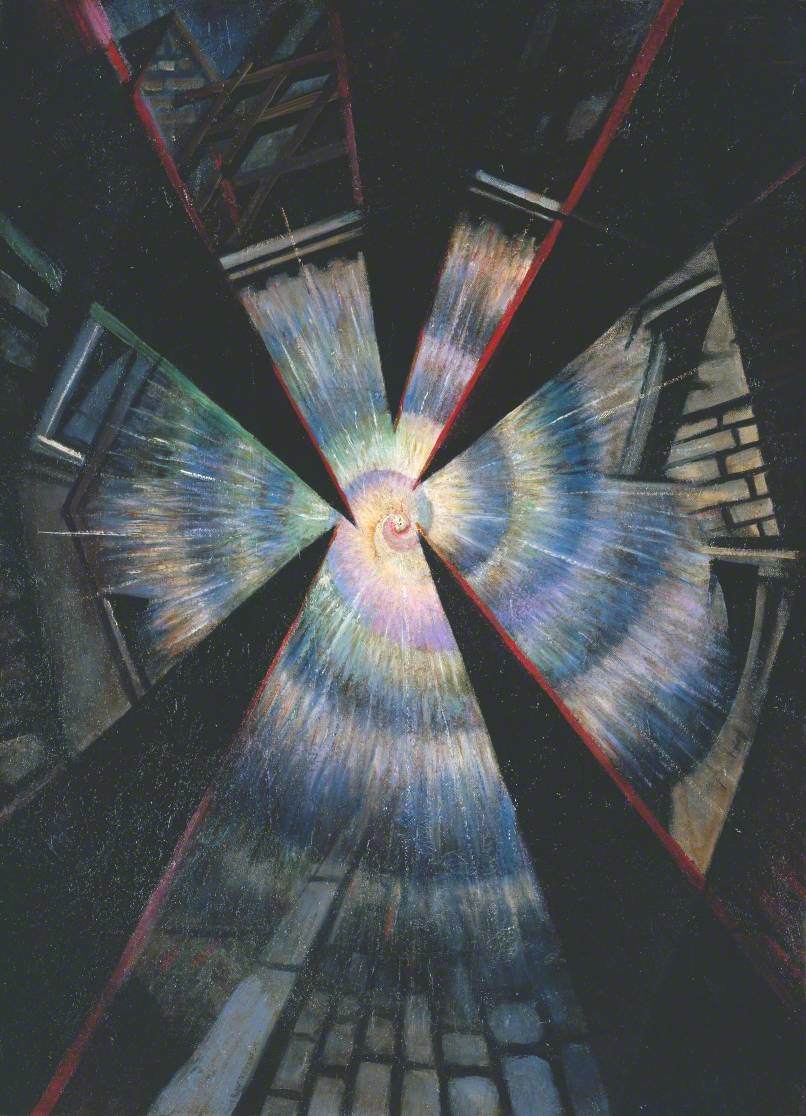 Bursting Shell (1915) - C. R. W. Nevinson Tablo