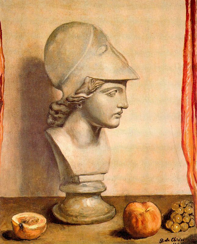 Bust of Minerva (1947) – Giorgio de Chirico Tablo