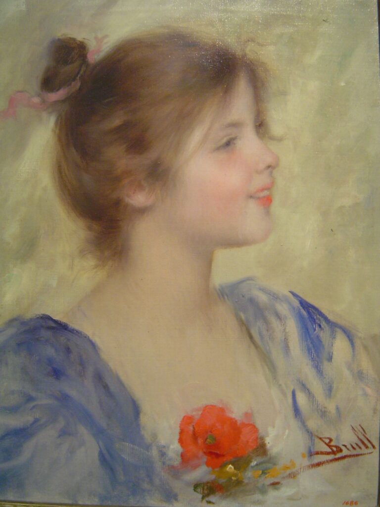 Bust of a girl - Joan Brull Tablo