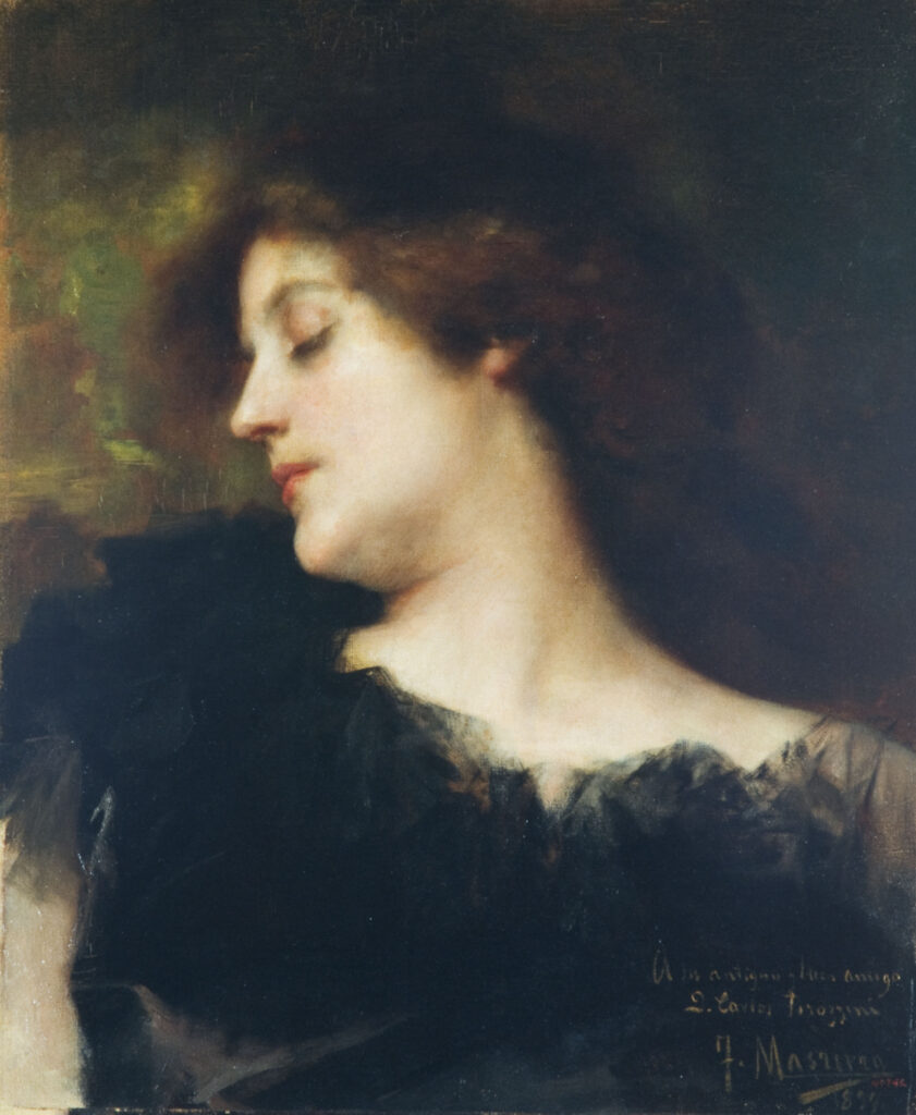 Bust of a lady (1897) - Francesc Masriera Tablo