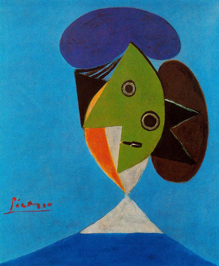 Bust of a woman (1935) - Pablo Picasso Tablo