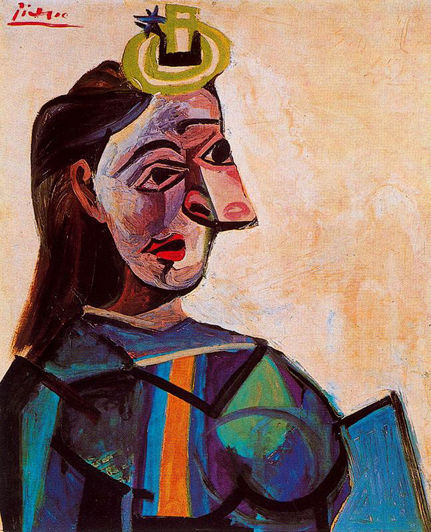 Bust of a woman (1941) - Pablo Picasso Tablo