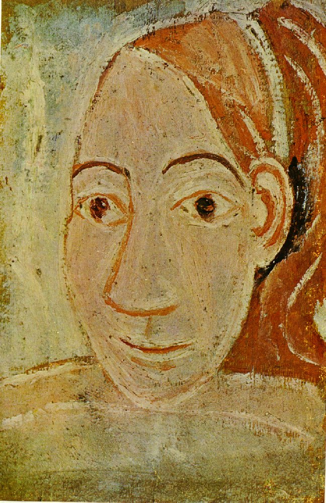 Bust of woman (1906) - Pablo Picasso Tablo