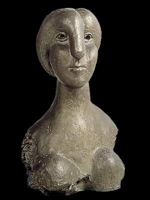 Bust of woman (1931) - Pablo Picasso Tablo