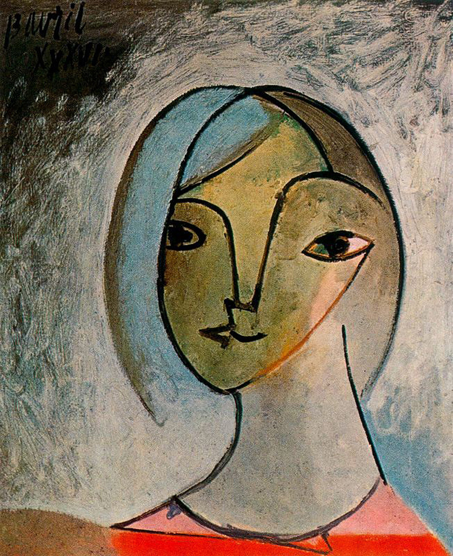 Bust of woman (1936) - Pablo Picasso Tablo