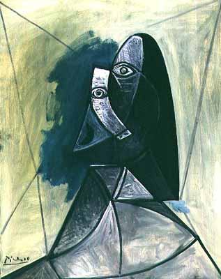 Bust of woman (1943) - Pablo Picasso Tablo