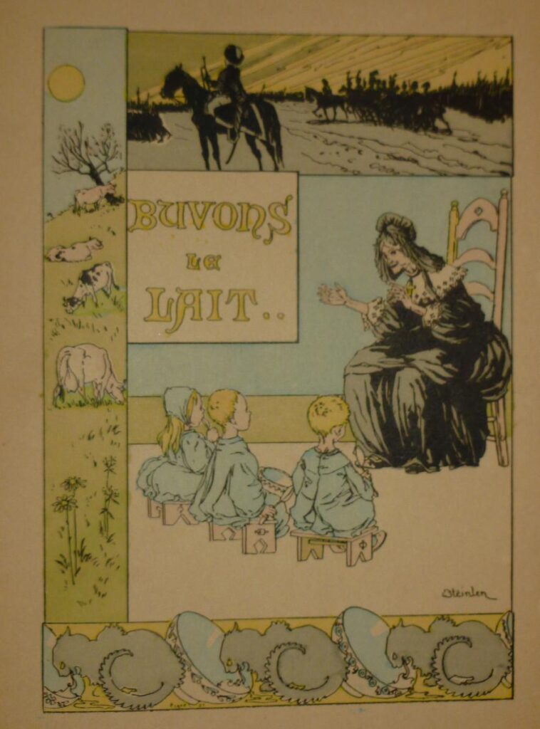 Buvons du Lait - Théophile Steinlen Tablo